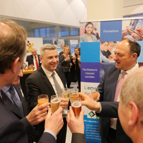 Changement de Président Confédération Construction Salon Batimoi 2019