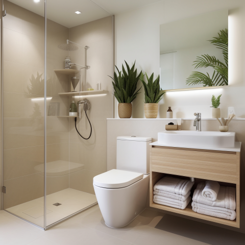 Une salle de bain conforme à mes besoins !